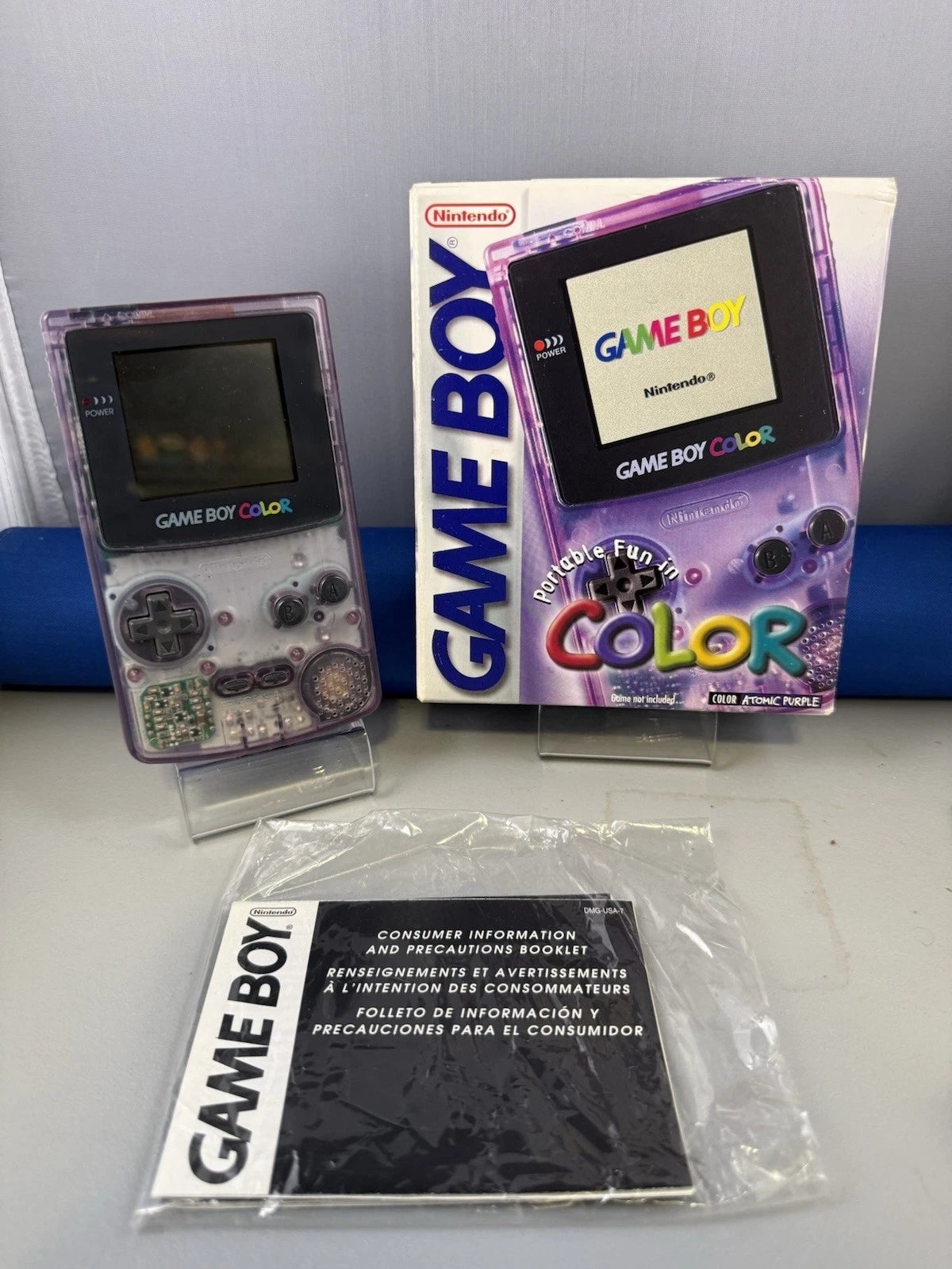 Atomic Purple Gameboy Color (CIB)