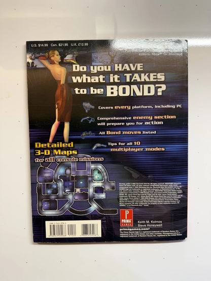 007 : Nightfire by Steve Honeywell Prima Official Strategy Guide PS2 XBOX