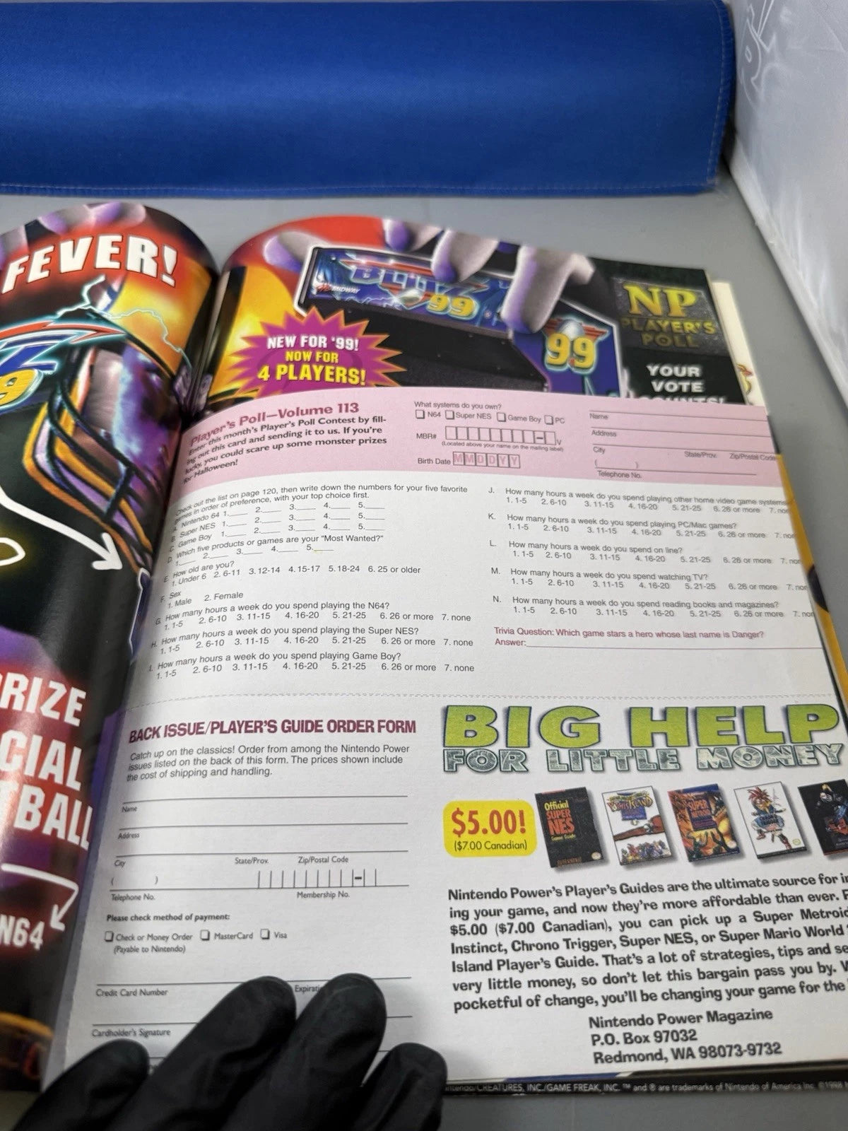Nintendo Power Magazine #113 W/ Poster