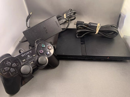 PS2 SCPH-75001 W/ CABLES & Controller