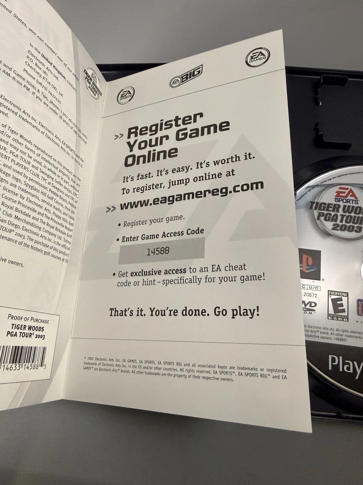 Tiger Woods PGA Tour 2003 (CIB)
