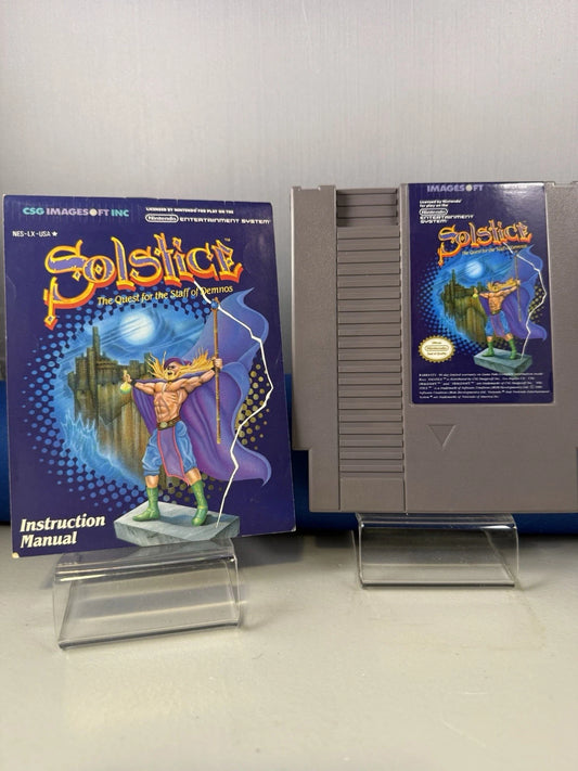 Solstice: The Quest for the Staff of Demnos - W/ Manual