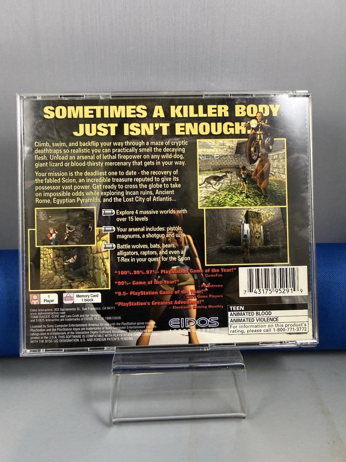 Tomb Raider (CIB, Reg Card)