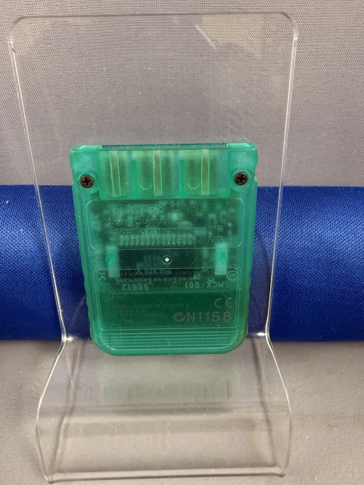 PS1 Memory Card [Clear Green]