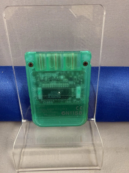 PS1 Memory Card [Clear Green]