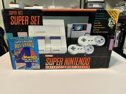 SNES Super Mario All-stars Super Set Box (CIB)