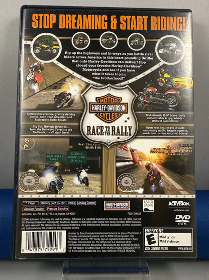 Harley-Davidson Race to the Rally (CIB) W/ Reg Card