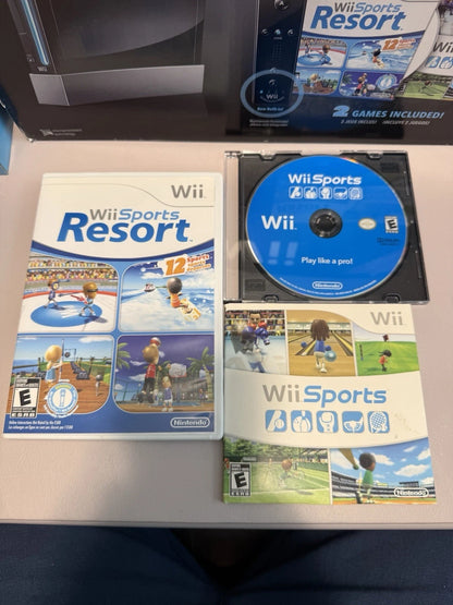 Wii w/ Wii Sports & Wii Sports Resort Bundle (CIB)