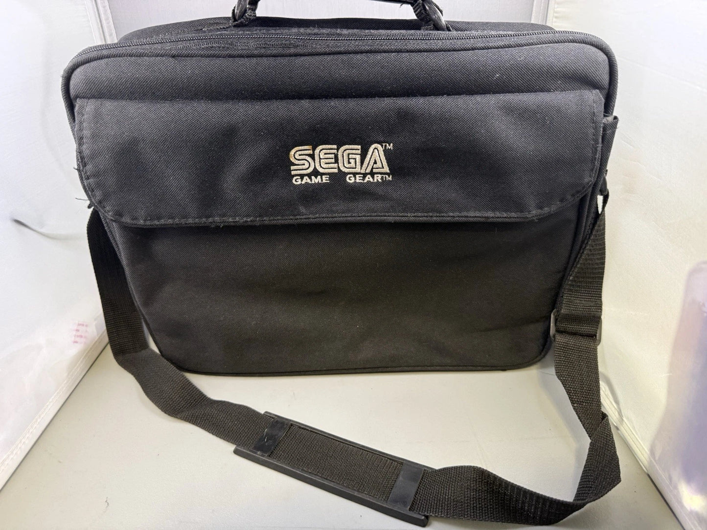 Black Sega Game Gear Carrying Case