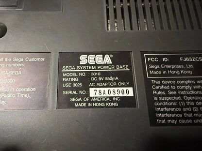 Sega Master System Power Base w/ Light Phaser and Control Pad