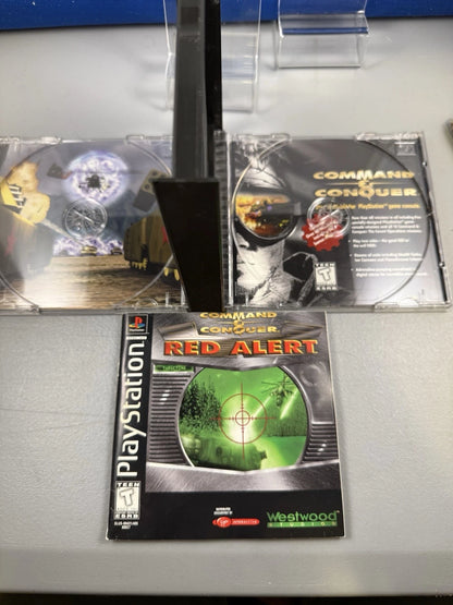 Command & Conquer Red Alert Case And Manual Only W/ Reg Card