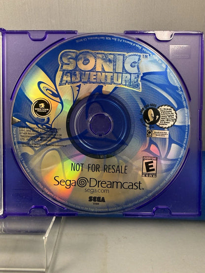 Sonic Adventure Not For Resale