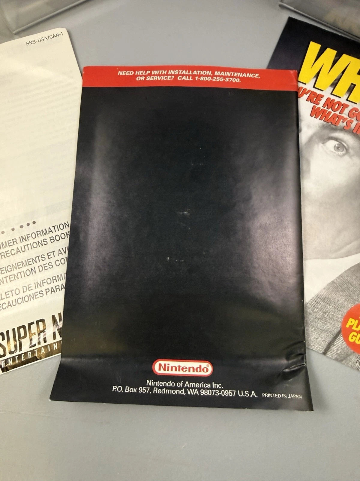 Kirby's Avalanche Box Authentic Complete CIB Manual
