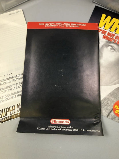 Kirby's Avalanche Box Authentic Complete CIB Manual