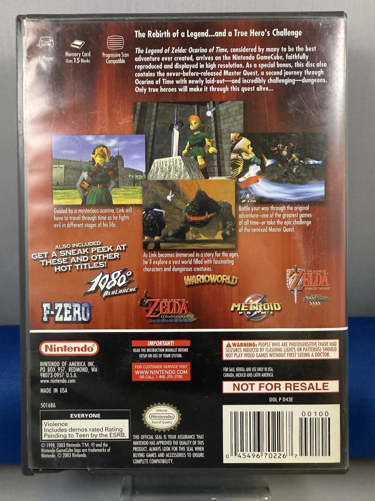The Legend of Zelda: Ocarina of Time - Master Quest (CIB)