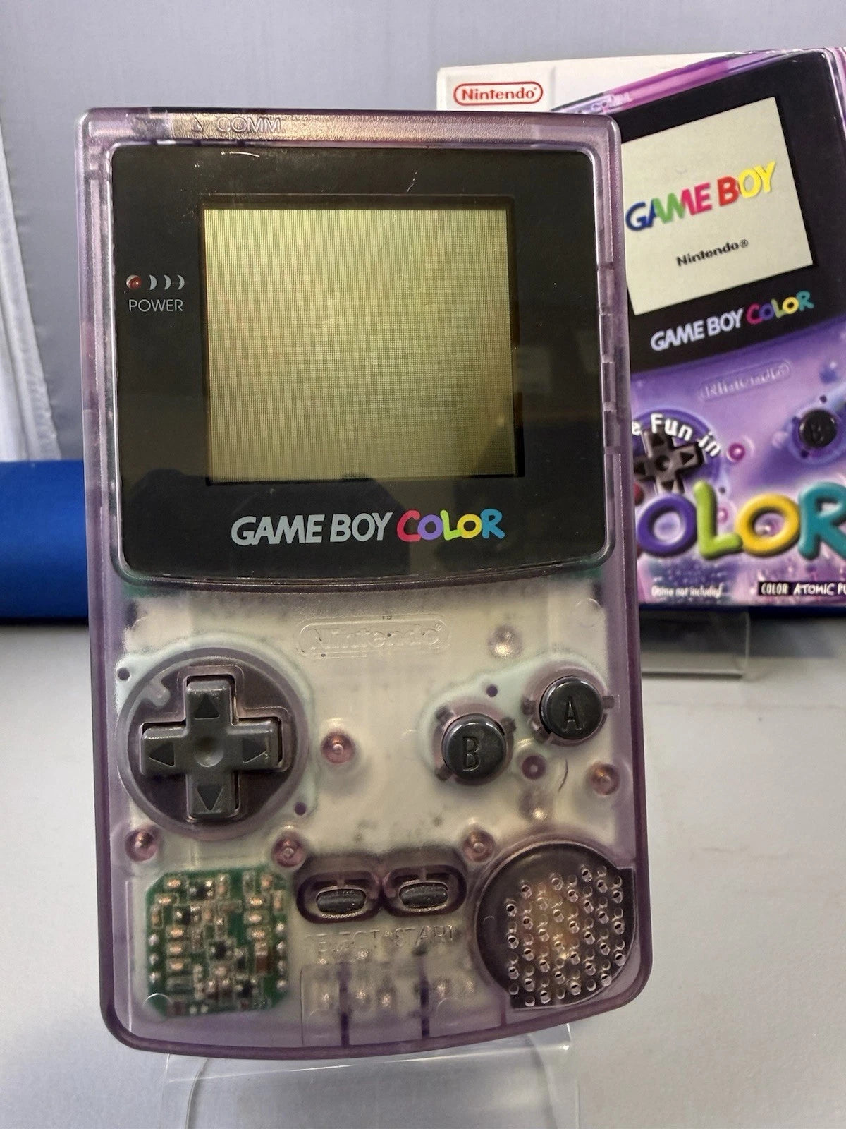 Atomic Purple Gameboy Color (CIB)