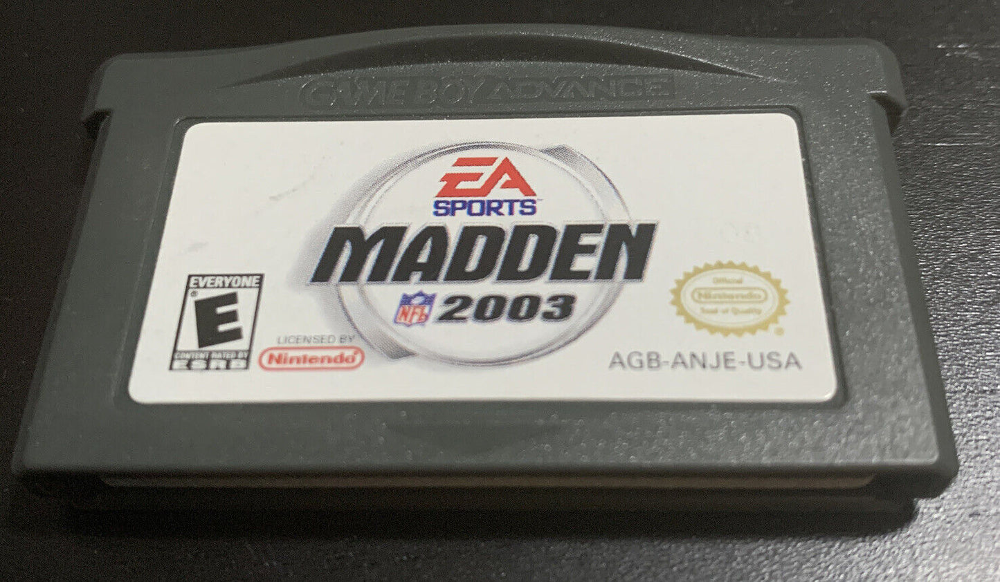 Madden NFL 2003 con manual