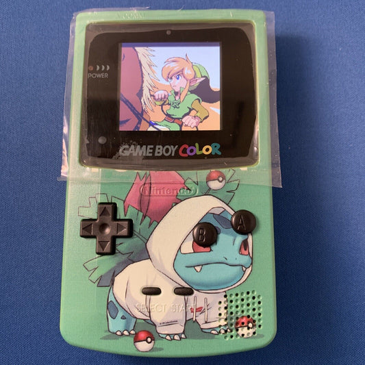 (MOD) Ivysaur Gameboy Color Backlit Screen