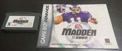 Madden 2002 con manual