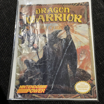 Dragon Warrior (NES) Nintendo Power Strategy Guide 1989 usado LEER