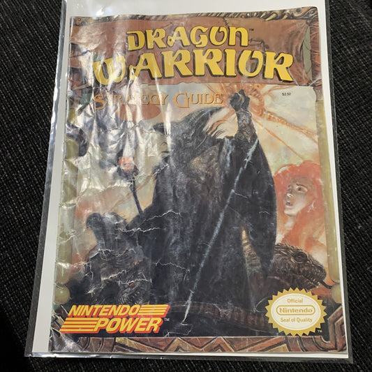 Dragon Warrior (NES) Nintendo Power Strategy Guide 1989 worn READ