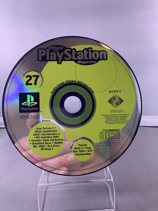 PlayStation Magazine Demo Disc No. 27