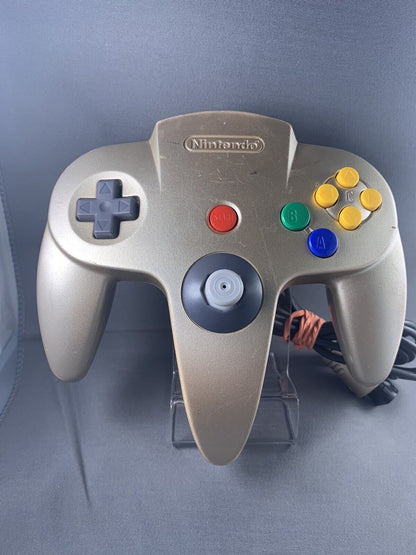 Nintendo 64 Gold Game Controller New Joystick